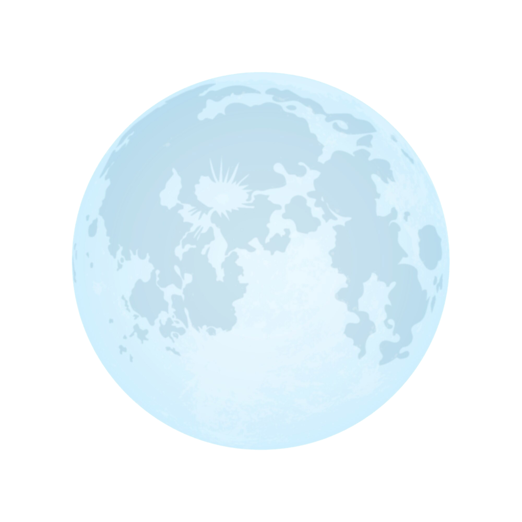 flat background shiny moon